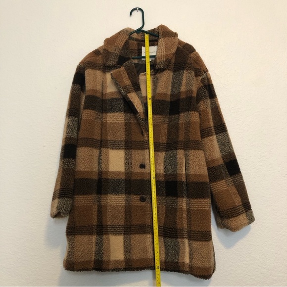 American Eagle Sherpa Faux Fur Winter/Teddy Coat Size Large - Picture 10 of 11